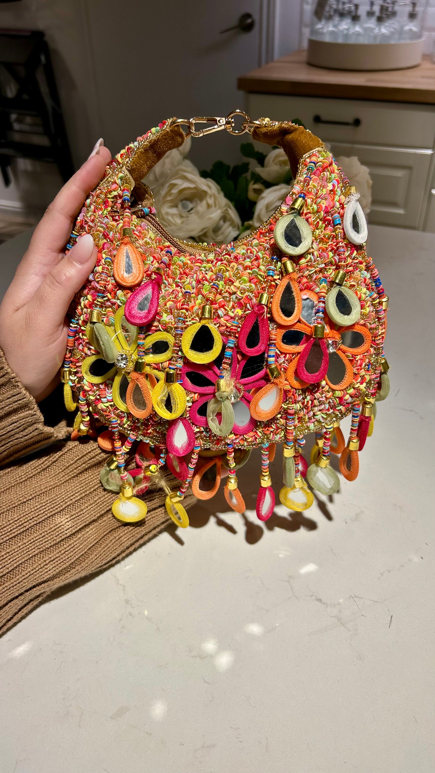 Zari Multi-Mirror Bag