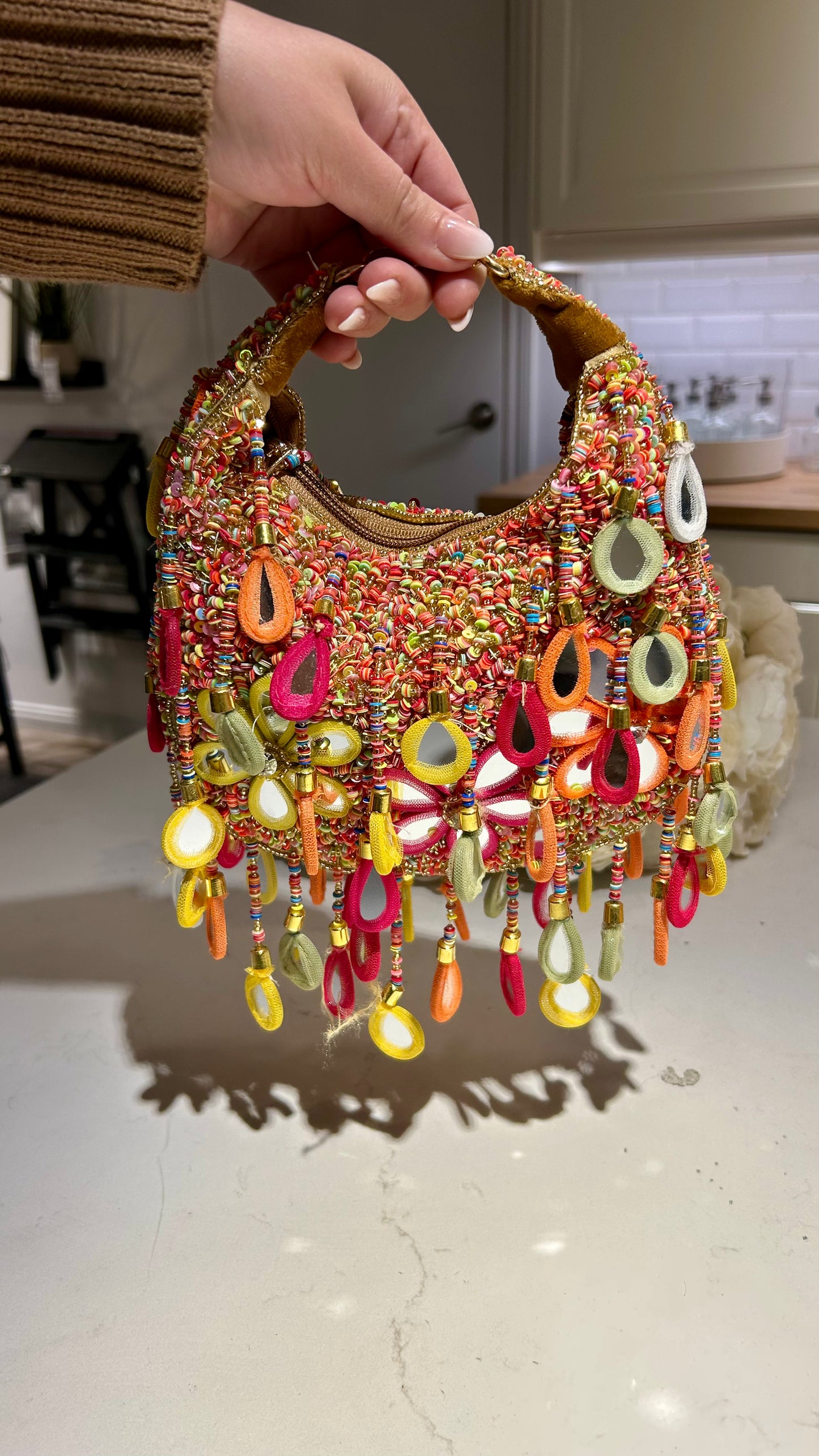 Zari Multi-Mirror Bag