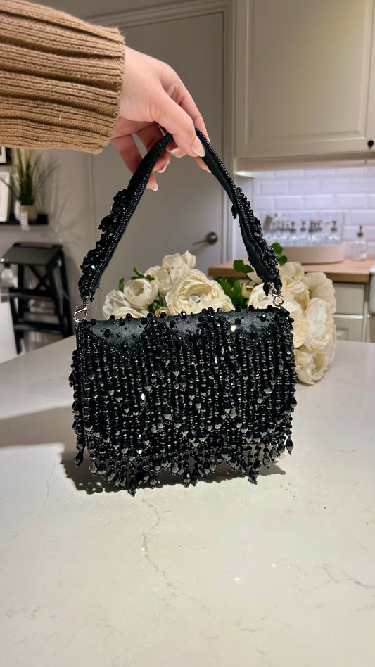 Emily Crystal Flap Bag