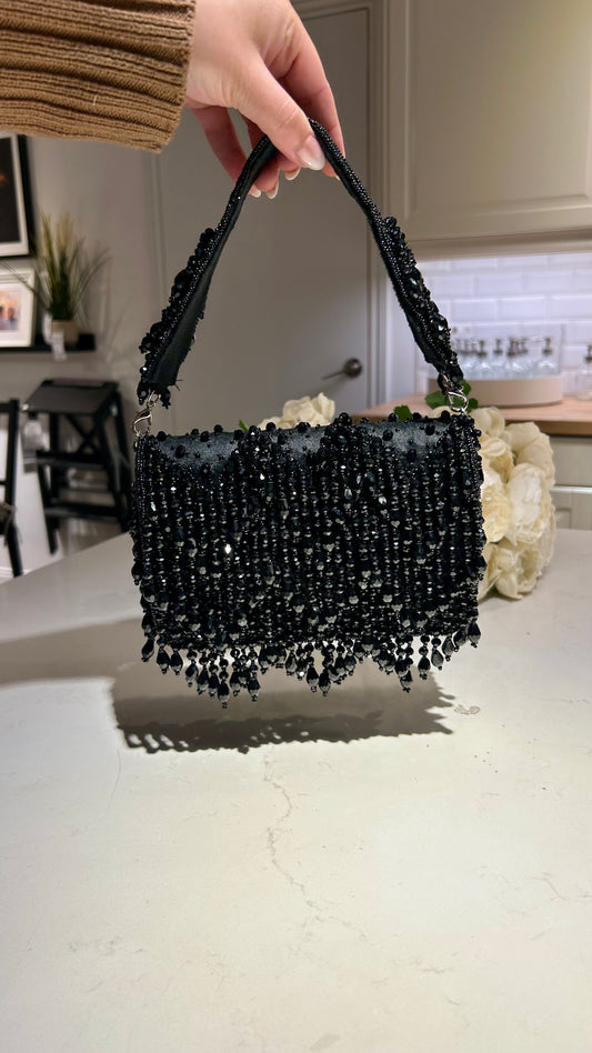 Emily Crystal Flap Bag