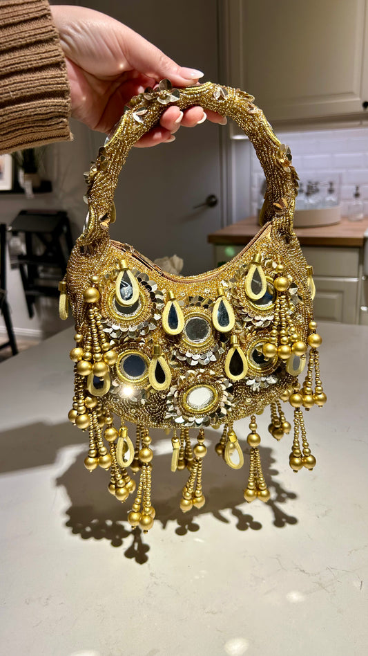Akira Mirror Crescent Bag