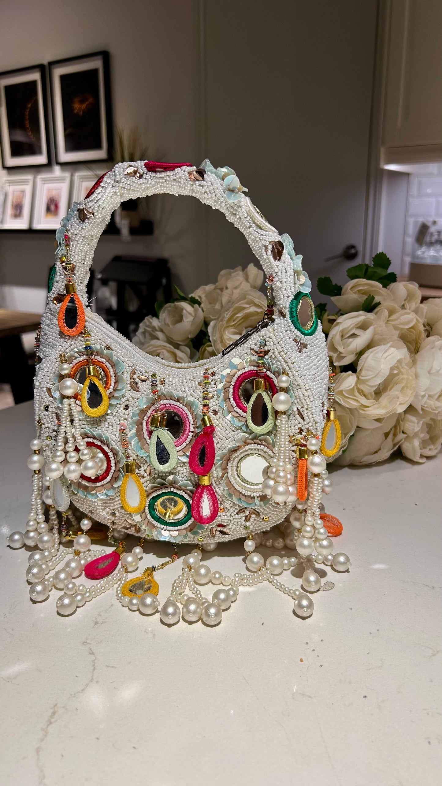 Akira Mirror Crescent Bag