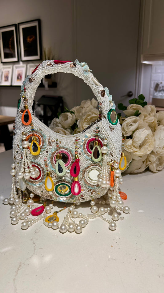 Akira Mirror Crescent Bag
