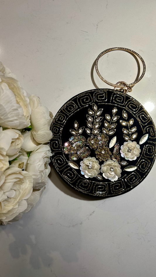 Flora Round Clutch