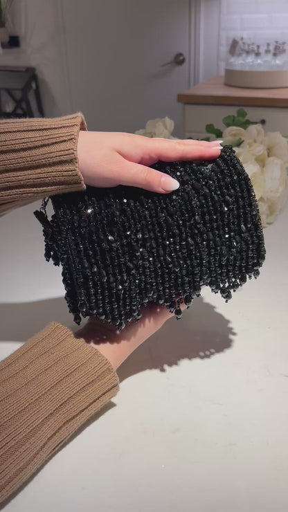 Emily Crystal Flap Bag