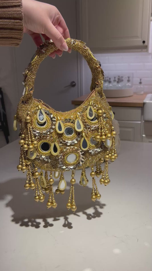 Akira Mirror Crescent Bag